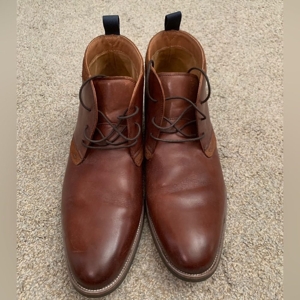 Florsheim Men’s Chukka Boots 11M Brown Leather Suede Comfort Tech Ortholite⭐️ - Picture 4 of 16